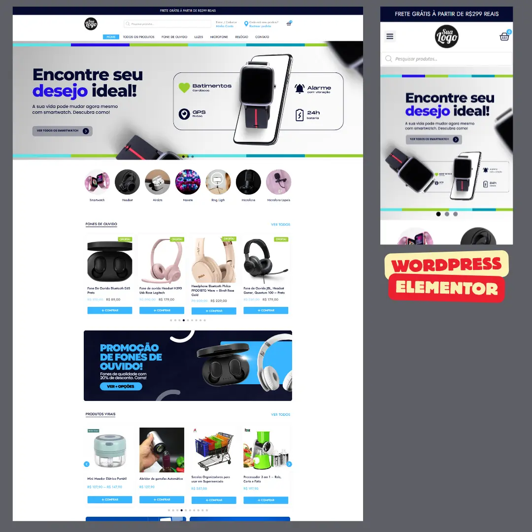 Loja Virtual Produtos Eletrônicos | DropShipping